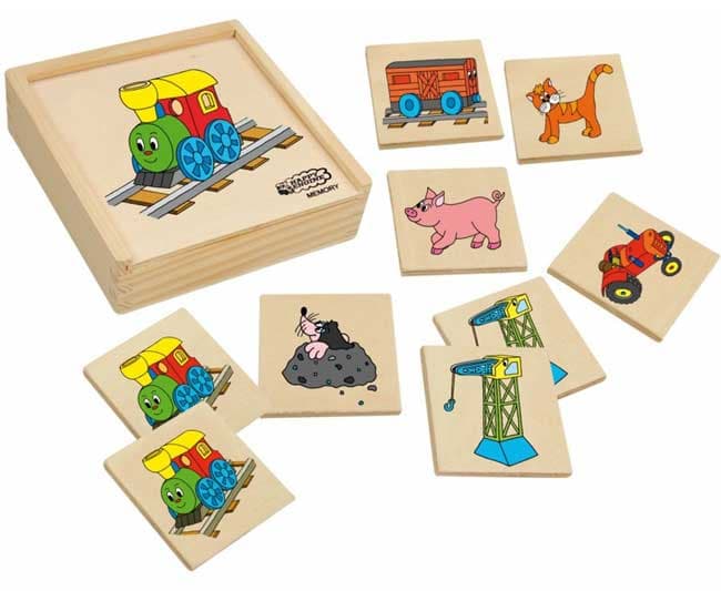 WoodyLand Društvena igra memorije Srećni mašinovođa 93002