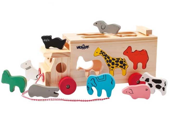 Woodyland Kamion sorter sa oblicima životinja 91199