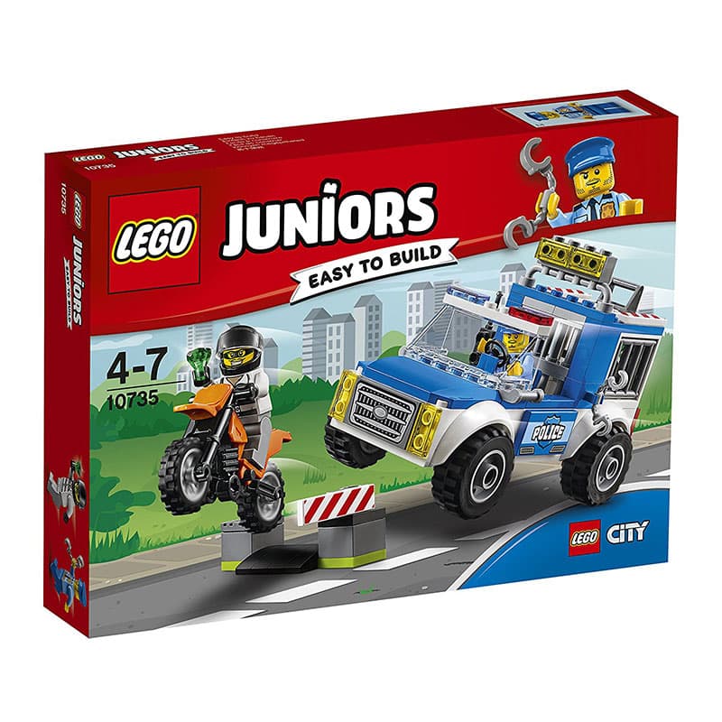 LEGO® Juniors kocke Police Truck Chase - Policijska potera 90 delova 10735