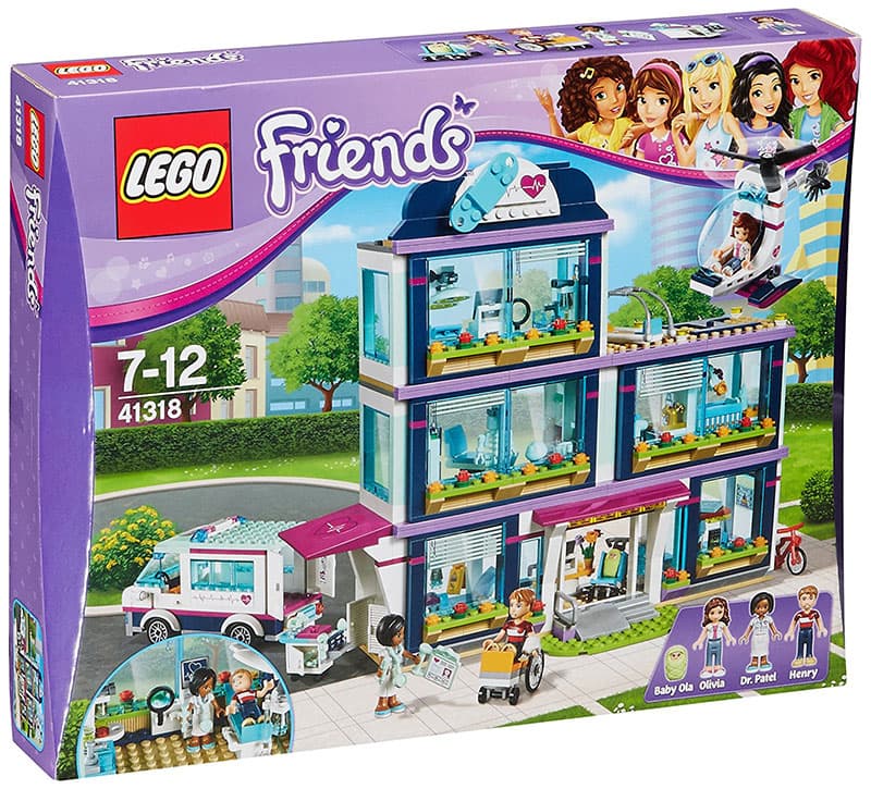LEGO® FRIENDS kocke Heartlake Hospital – Hartlejk bolnica 871 deo 41318