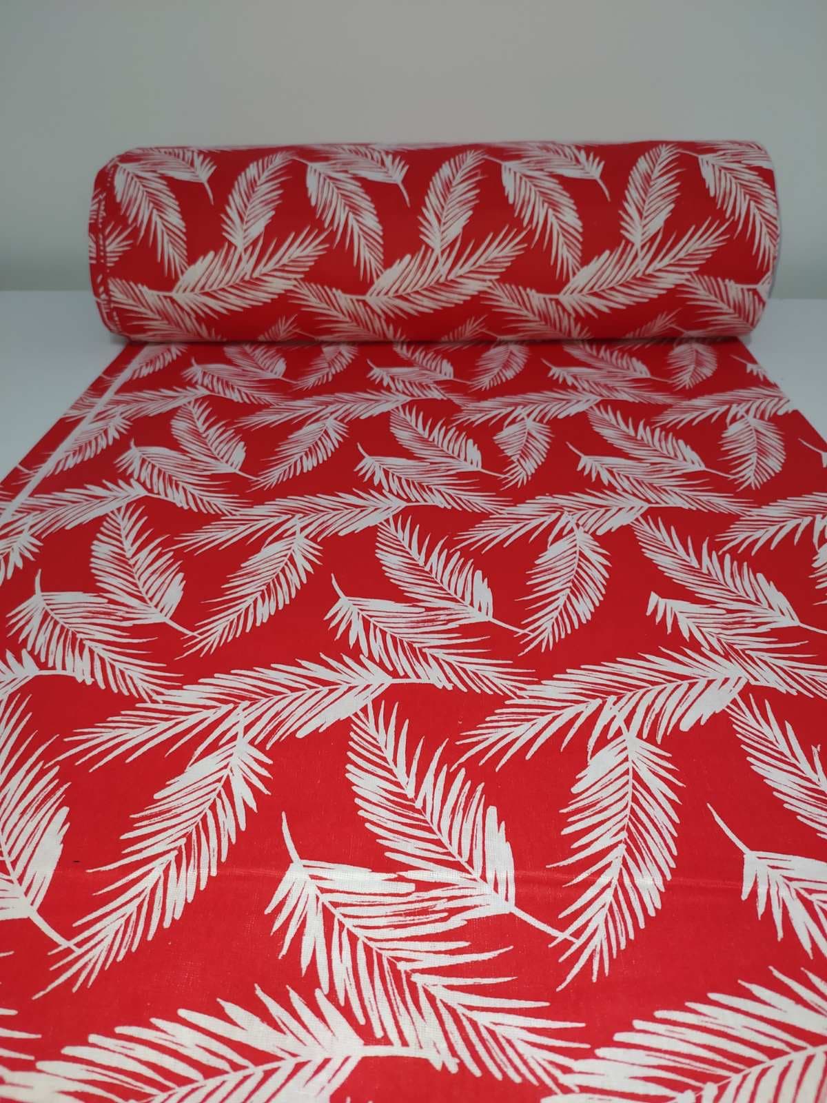 Jastuk Za Stolicu Sa Naslonom 50 x 100 cm Flora Red