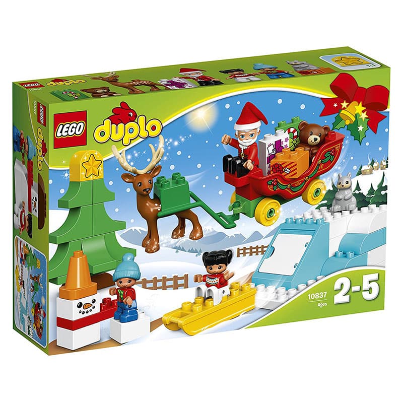 LEGO® DUPLO® kocke Santas Winter Holiday – Deda Mrazovi zimski praznici 45 delova 10837