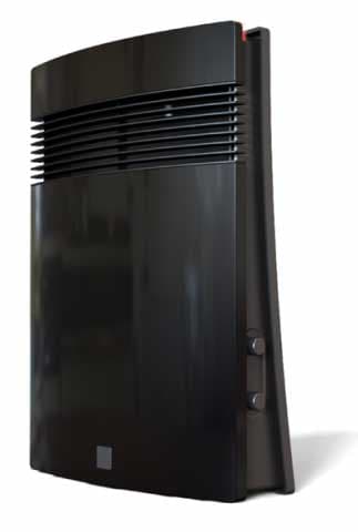 Ermete Giudici Litho grejalica sa ventilatorom Crna