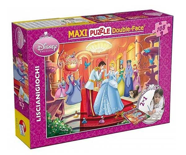 Lisciani Slagalica 108 Delova-Pepeljuga 2u1 Složi i Oboji 31713