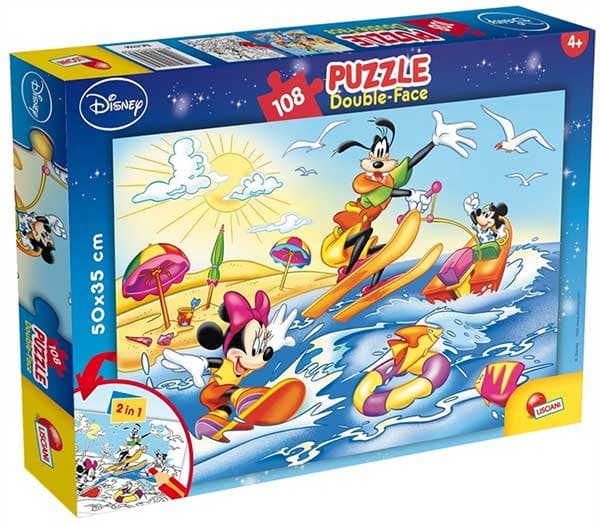 Lisciani Slagalica 108 Delova Miki Maus Složi i Oboji 31681