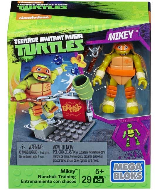 Mega Bloks Kocke TMNT Mikey Nunchuk Training 36683