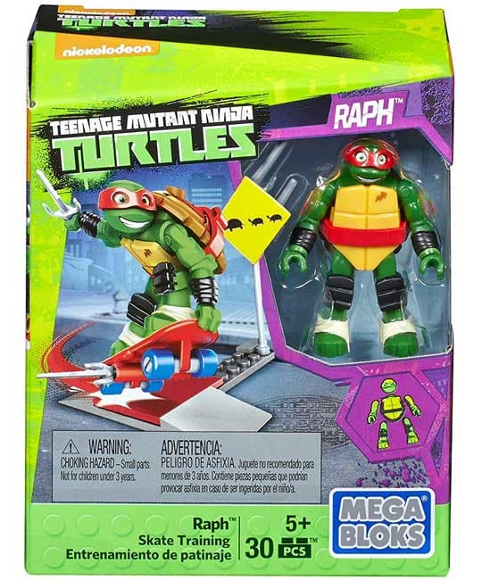 Mega Bloks Kocke TMNT Raph Skate Training 36683
