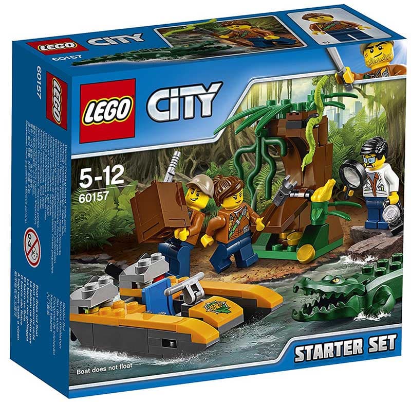 LEGO® City kocke Jungle Starter Set – Džungla: Osnovni set 88 delova 60157