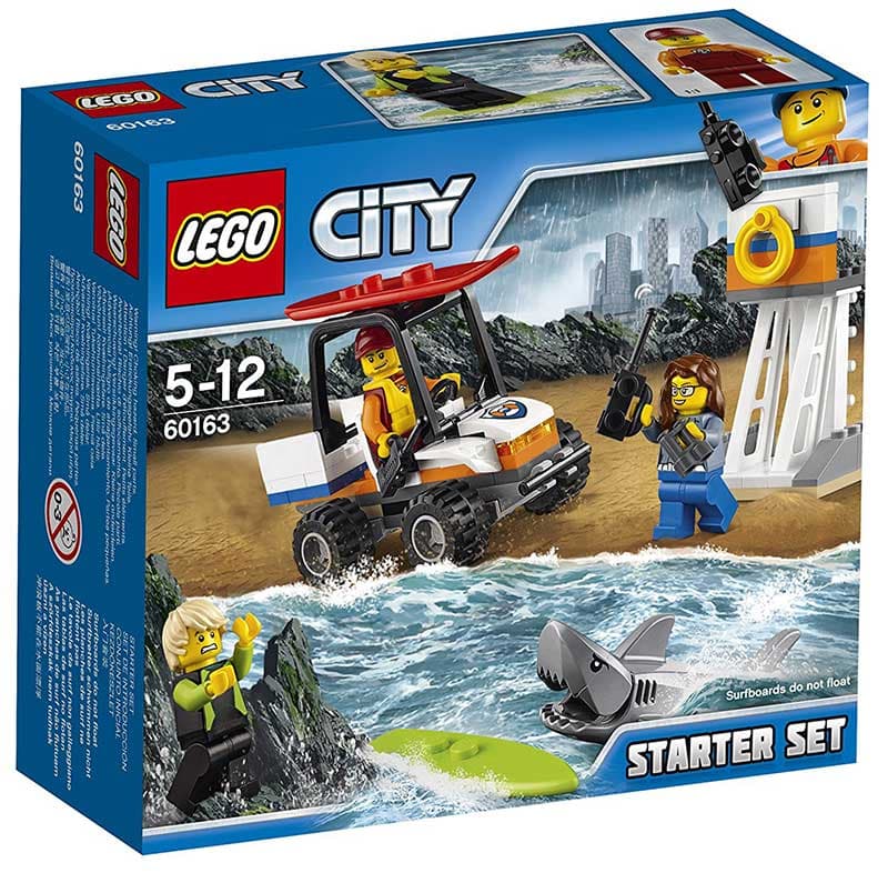 LEGO® City kocke Coast Guard Starter Set - Obalska straža: Osnovni set  76 delova 60163