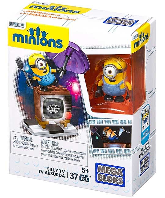 Mega Bloks Kocke Minions Silly TV 37142
