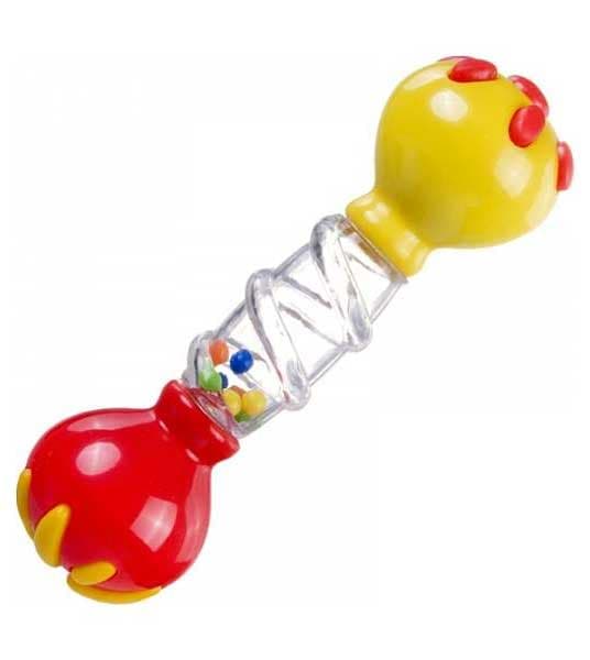 Canpol Zvečka Za Bebe Dumbbell 2/888 crveno-žuta