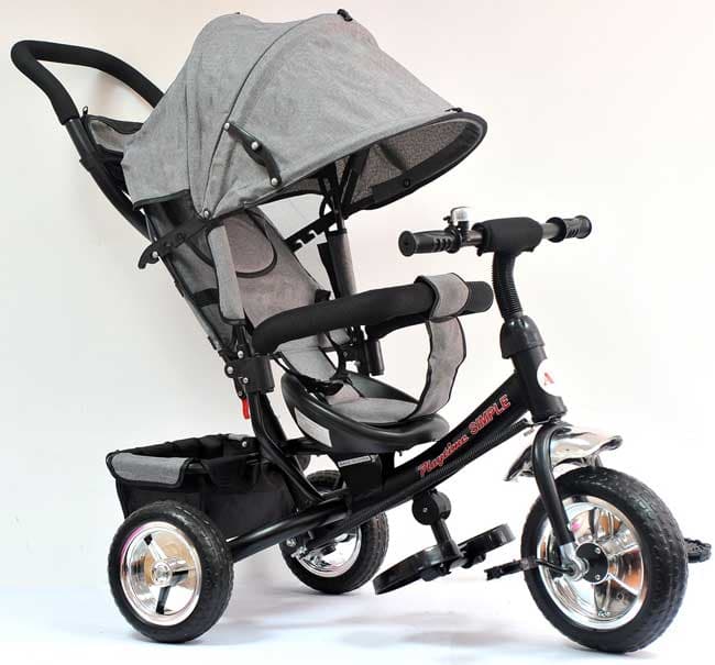 Tricikl Guralica Playtime 411 sivi