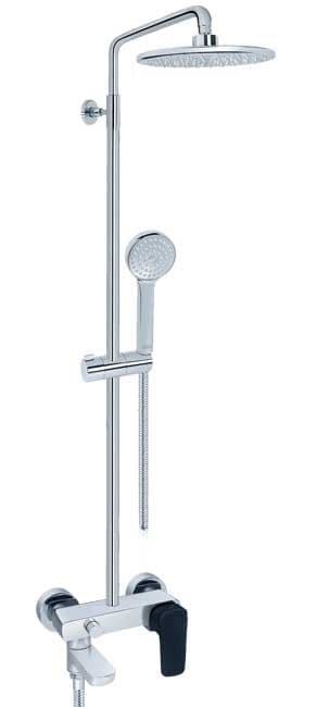 Rosan Baterija za tuš kadu sa usponskim i ručnim tušem 137351B