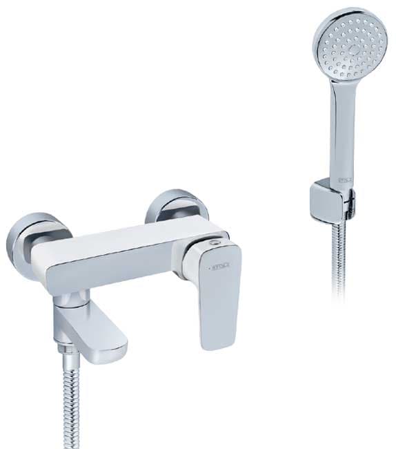 Rosan Baterija za tuš kadu sa ručnim tušem i izlivom 137401W