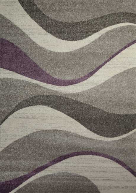 Tepih Ekol Solo 25199-950 Siva Ljubičasta 80x150 cm