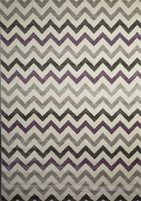 Tepih Ekol Solo 25204-650 Krem Ljubičasta 160x230 cm