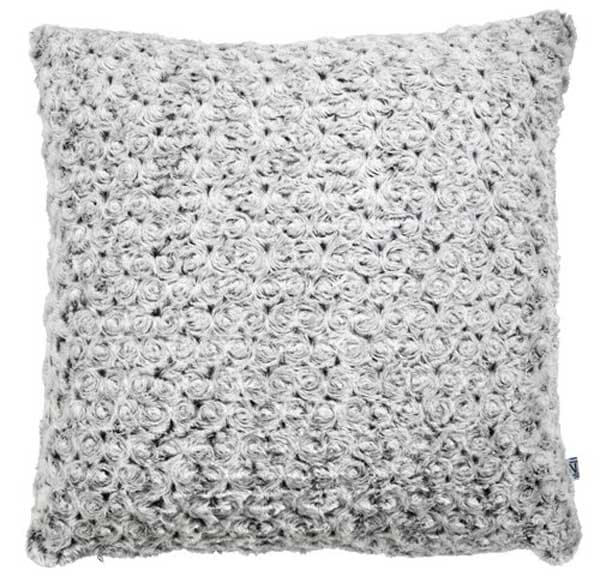 Ukrasni Jastuk Kongi 45x45 cm veštačko krzno siva