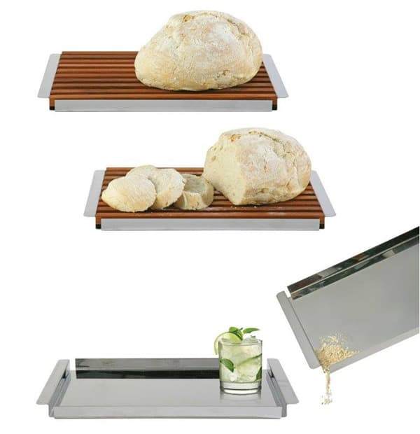 Prohromski posluzavnik sa drvenom rešetkom