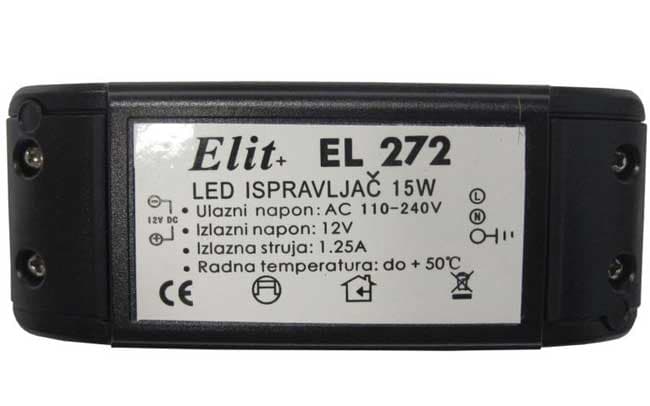 Elit+ LED Driver Napajanje za LED traku 15W EL 272