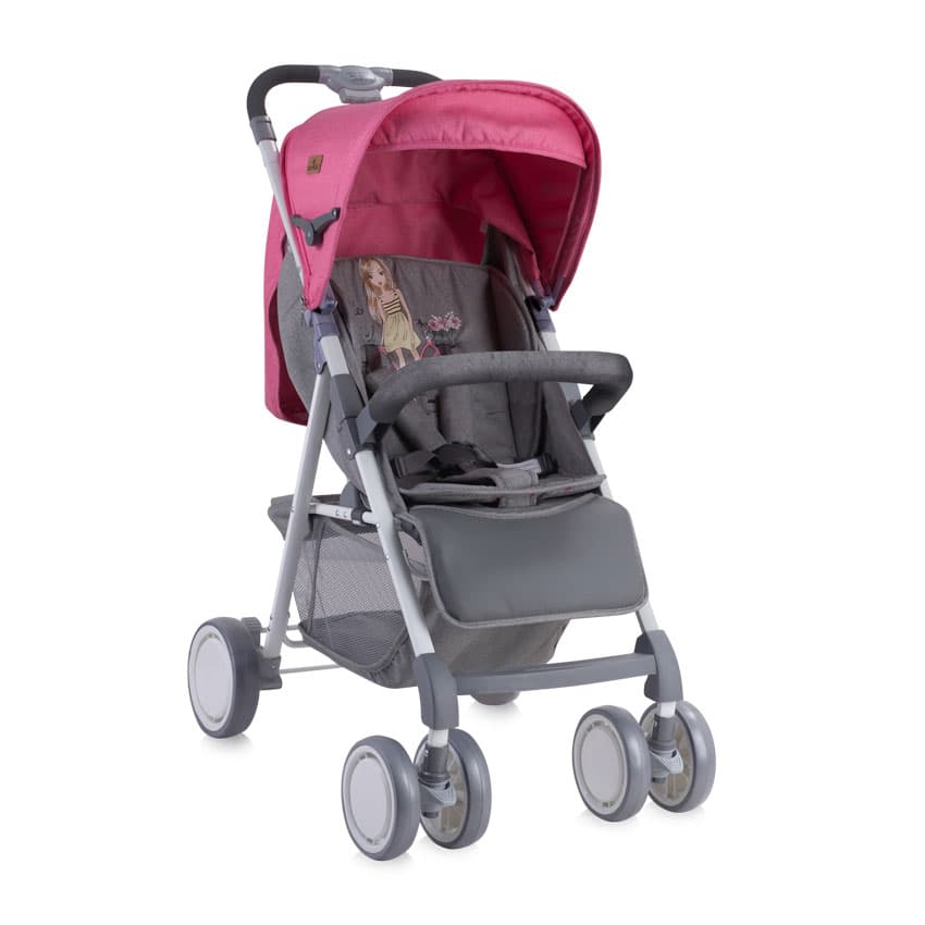 Lorelli Bertoni Kolica AERO sa navlakom za noge Rose and Grey Girl