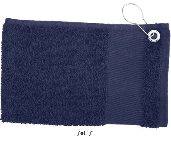 Sols Mali pamučni peškir sa metalnom zakačaljkom Caddy French Navy 01190