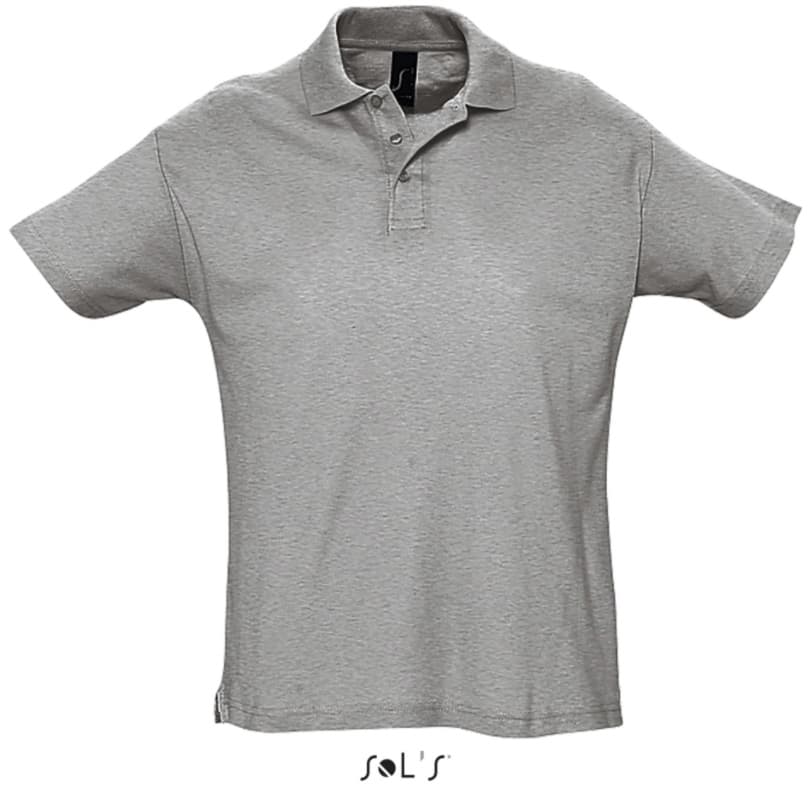 Sols Muška polo majica Summer II Grey Melange veličina XXL 11342