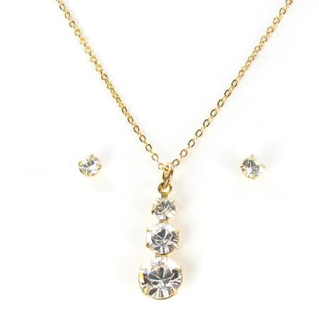 Kaskadni set sa Swarovski kristalima