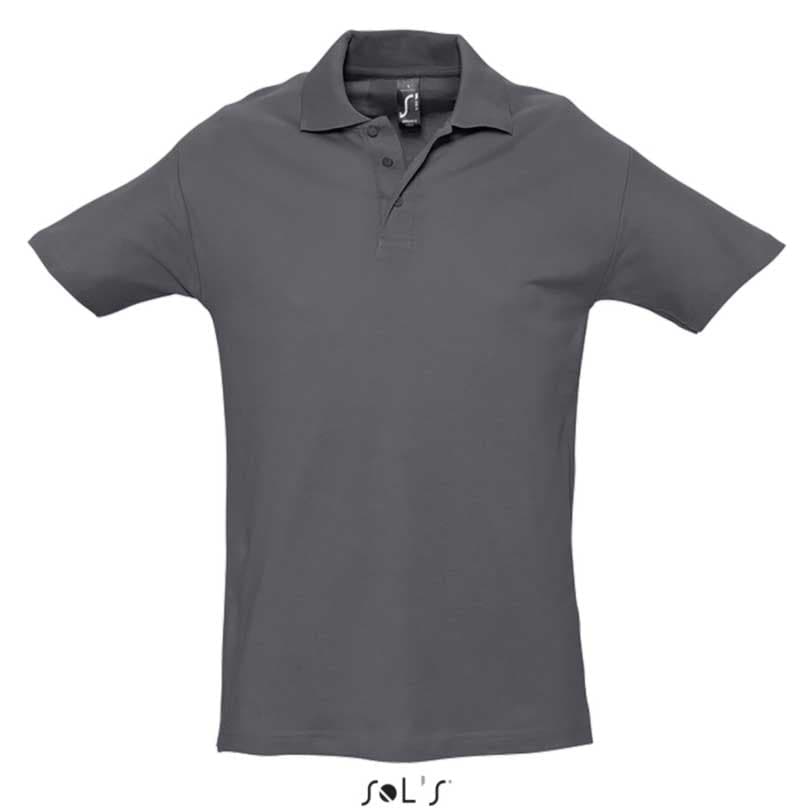 Sols Polo majica za muškarce Spring II Mouse Grey veličina S 11362