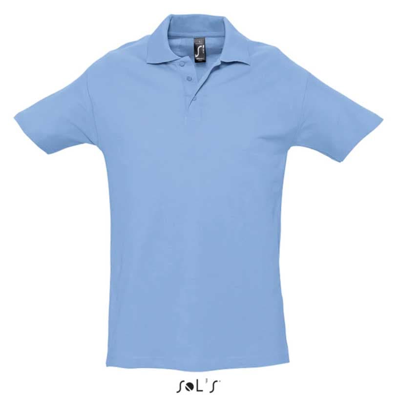 Sols Polo majica za muškarce Spring II Sky Blue veličina XXL 11362