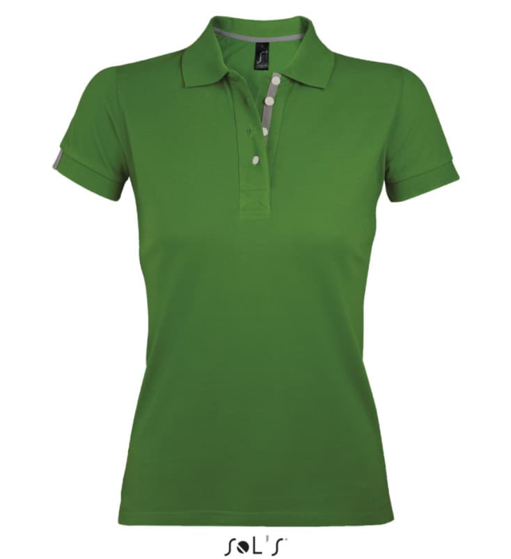 Sols Ženska majica sa kragnom i kratkim rukavima vel. S Portland Women Bud Green 00575