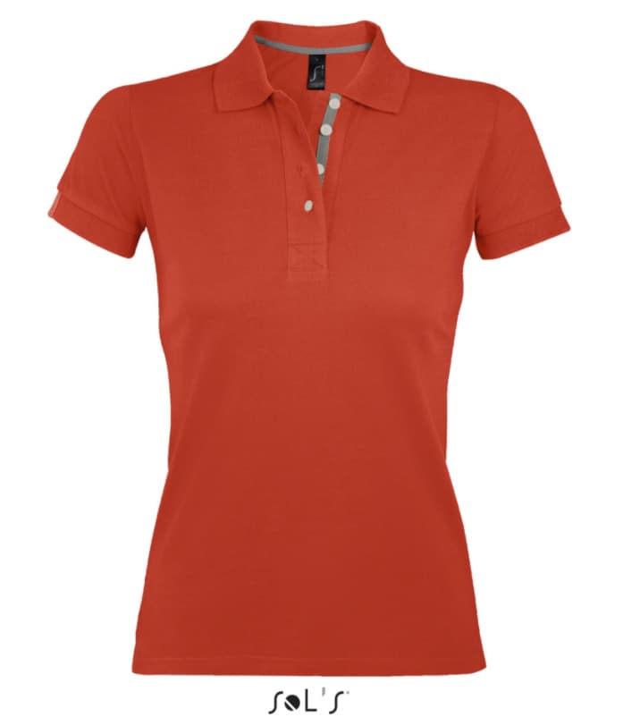 Sols Ženska majica sa kragnom i kratkim rukavima vel. L Portland Women Burnt Orange 00575