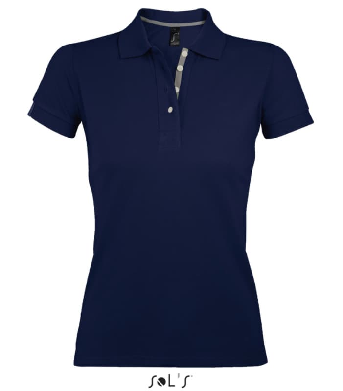 Sols Ženska majica sa kragnom i kratkim rukavima vel. XXL Portland Women French Navy 00575