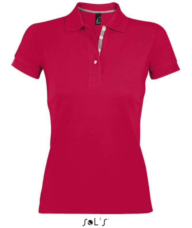 Sols Ženska majica sa kragnom i kratkim rukavima vel. L Portland Women Red 00575