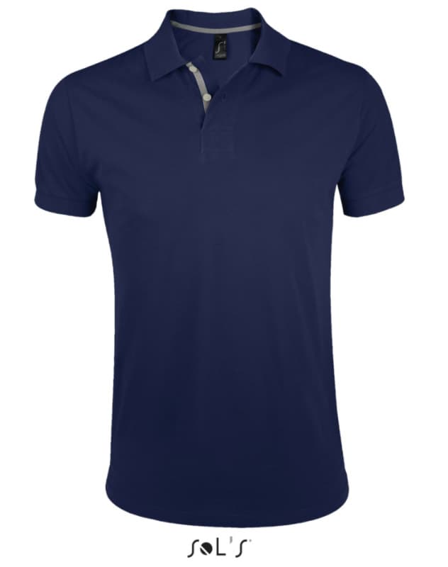 Sols Portland Muška majica sa kragnom vel. 3XL French Navy 00574