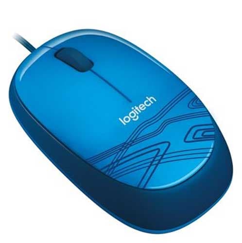 Logitech žični miš M105 plava
