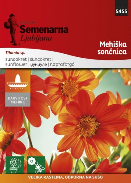 Seme za sadnju - cveće Meksički suncokret - mešavina -  Tithonia speciosa 5455