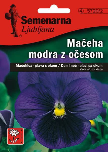 Cveće Dan i noć - plavi sa okom -  Viola wittrockiana 5720/2