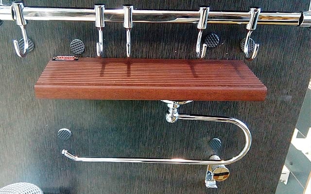 Držač peškira polukružni od tikovine 