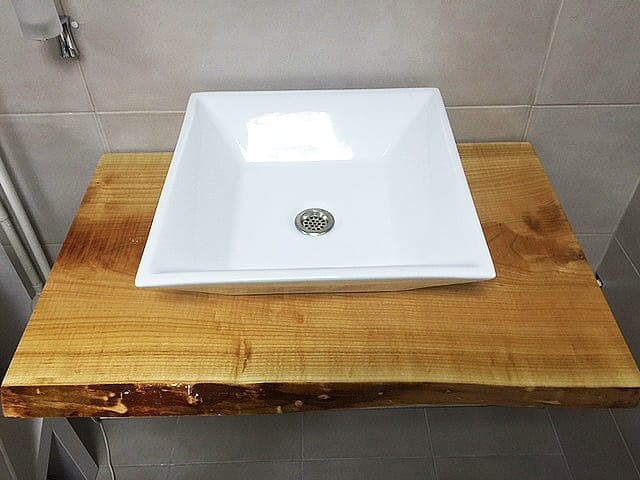 Drvena ploča za lavabo od tikovine