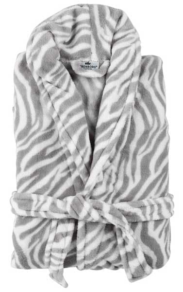 Kronborg Bade mantil Bersa veličina S/M sivo bela