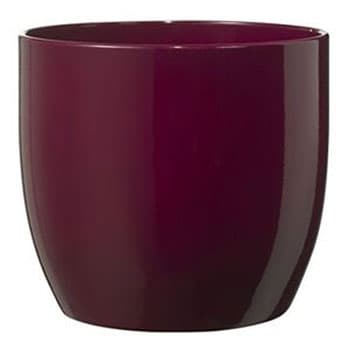 Soendgen keramička saksija Basel tamna ciklama 13cm