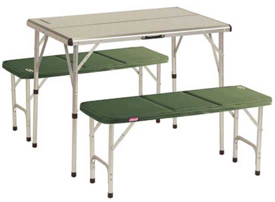 Coleman Sklopiva kamp garnitura Sto i dve klupe Pack-Away 205584