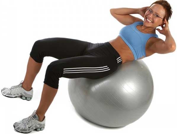 Lopta za pilates Silver 75cm 291360-S