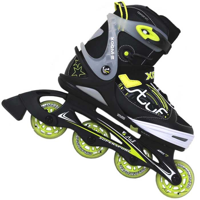 Stuf Podesivi dečiji roleri 29-32 Xoom 2 Lime 128512-29/32
