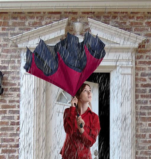 Wonderdry kišobran bordo-crveni