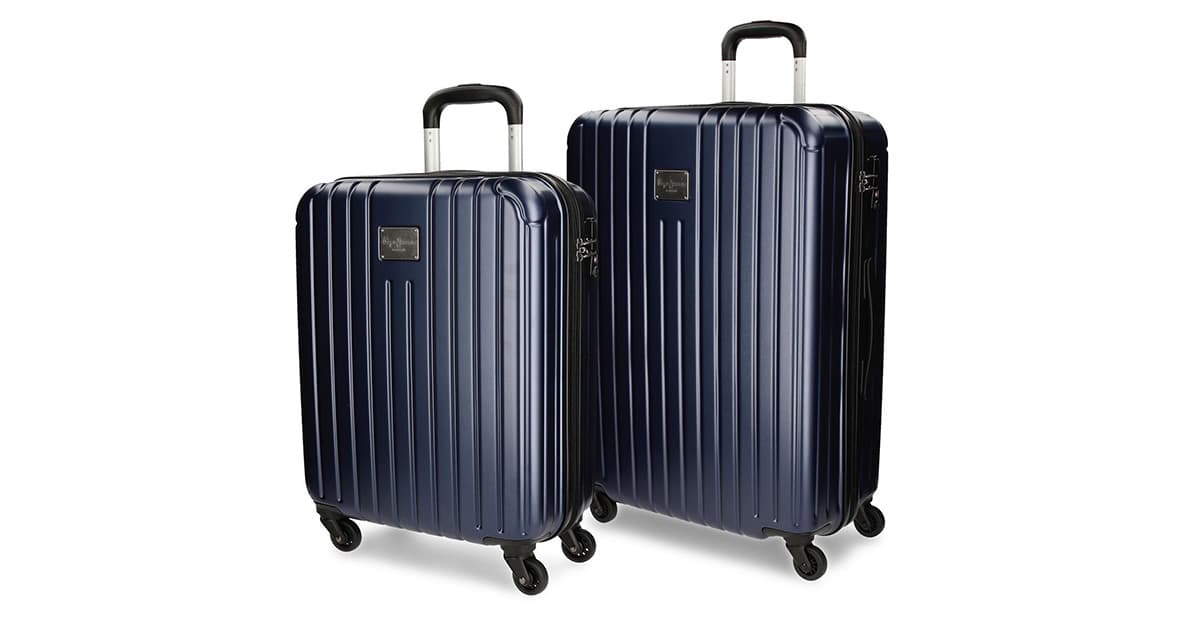 Pepe Jeans Putni koferi polikarbonat 38l/72l Color Stripes Azul 78779