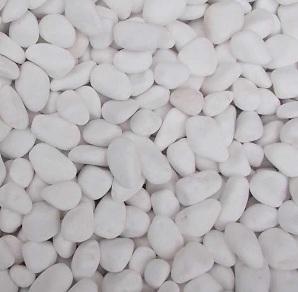 Dekorativni kamen Beli oblutak do 3cm 3.5kg