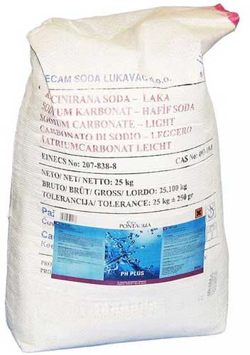 PH Plus Sredstvo za povećavanje PH vrednosti vode u bazenima 25kg