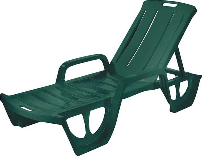 Curver Ležaljka sa podesivim naslonom Florida zelena