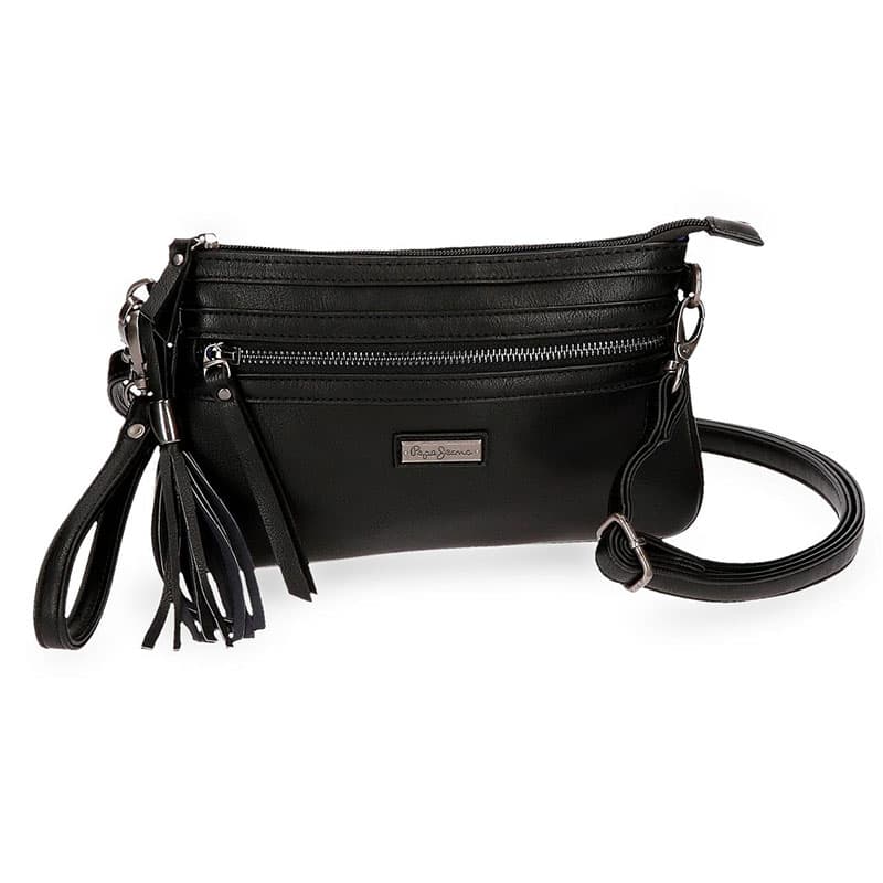 Pepe Jeans Ženska torbica na rame Croc Black 70250